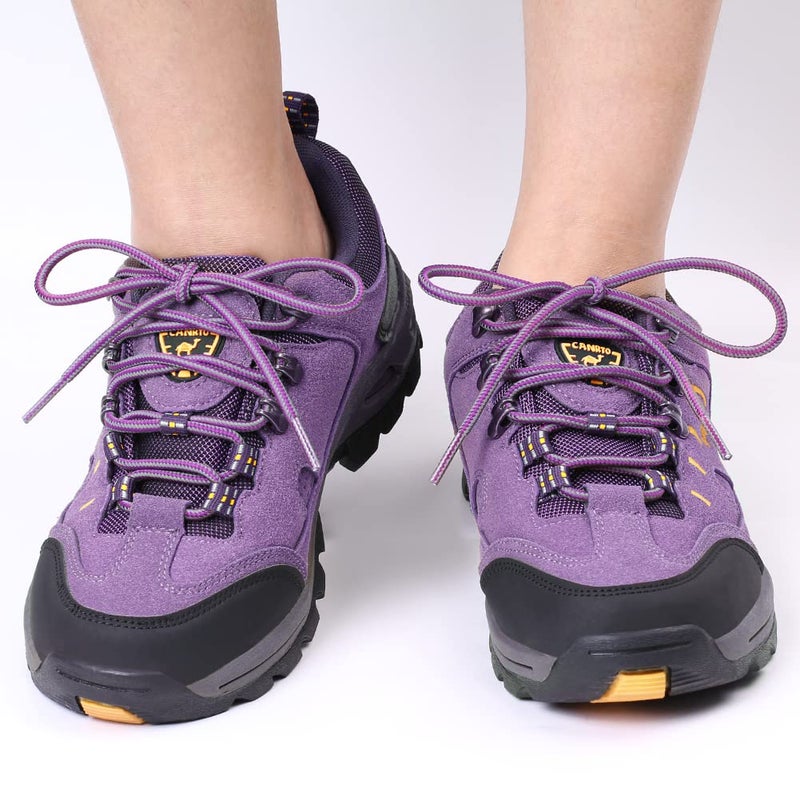 UpUGo 3 Pair Boot Shoe Laces, Round Shoelaces for Athletic Running Hiking Sneakers Shoes Boot - Image 4